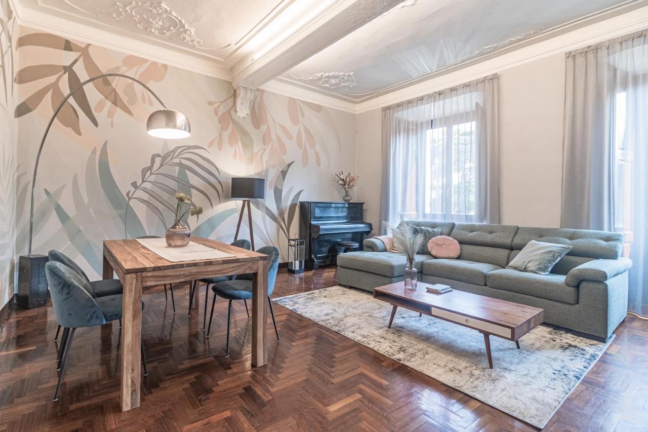 Ferienwohnung 5 Min Historic Center Luxury White Lotus Mansion Como Exterior foto